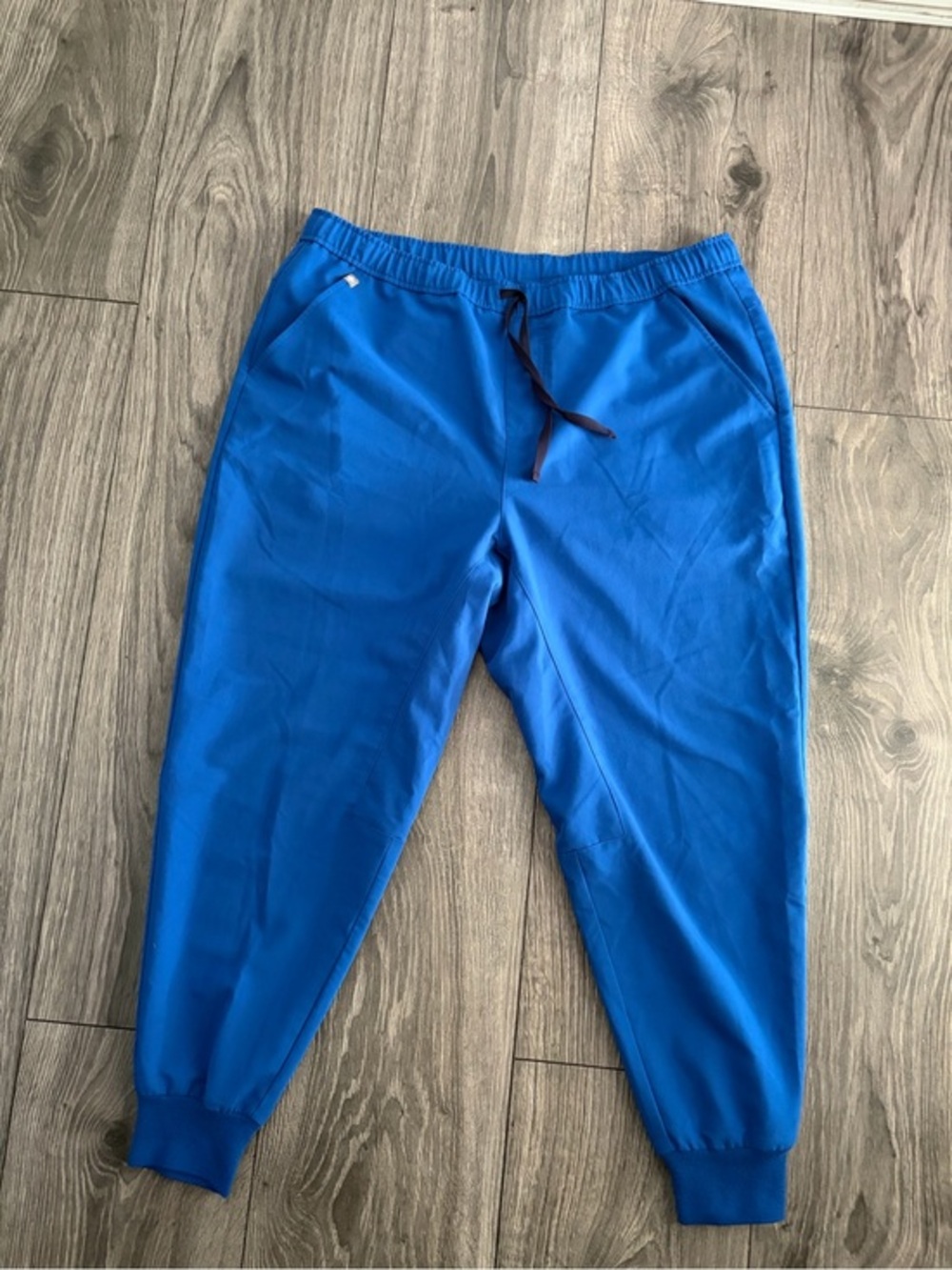 Figs Women's Scrubs Joggers Pants Caribbean Blue Size XXL/S